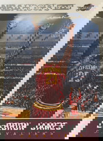 2015 Panini NBA Hoops LeBron James #14 Chalk Toss