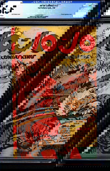 Jo-Jo Comics #17 (1948) CGC 6.5 -- Classic Jack Kamen bondage cover; Fox Feature