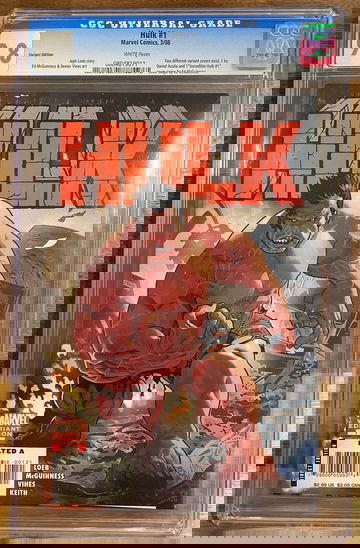 Hulk #1 1:10 Variant CGC 9.8 1st Red Hulk