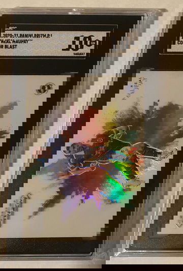 NEAL MAUPAY 2020-21 PREMIER LEAGUE PRIZM COLOR BLAST SHORT PRINT #6 BRIGHTON SGC 10 GEM MINT