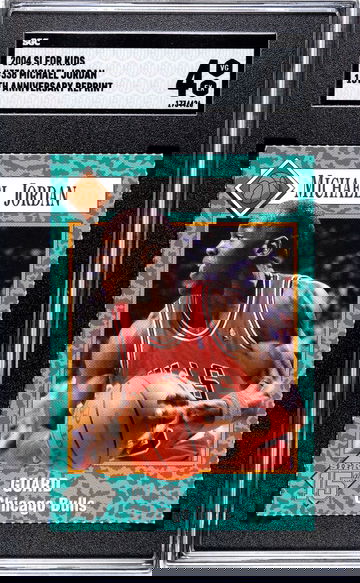2004 SI For Kids Michael Jordan #338 15th Anniversary Reprint SGC 4