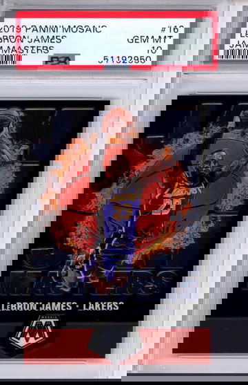 2019-20 Panini Mosaic Jam Masters LeBron James #16 PSA 10 GEM MINT Lakers