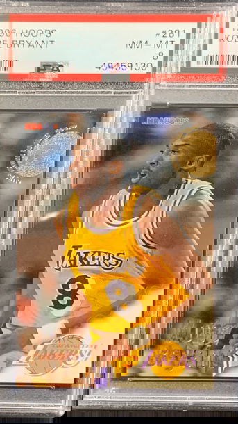 1996 Hoops Kobe Bryant PSA 8
