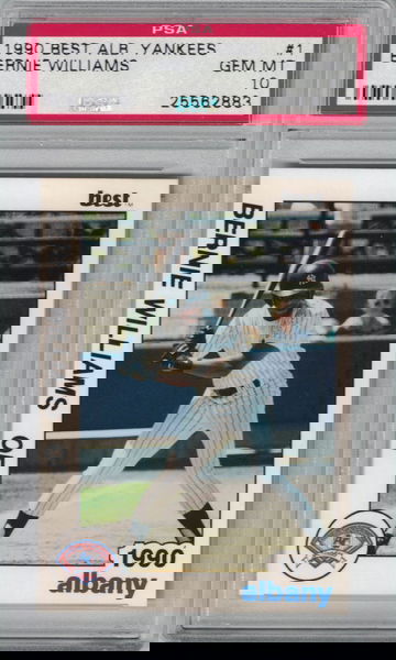 1990 Best Albany Yankees - Bernie Williams PRC PSA 10 Gem-Mint
