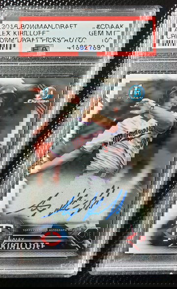 2016 Bowman Alex Kirilloff Auto PSA 10