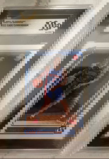 2021-22 DONRUSS CADE CUNNINGHAM #211 SGC10