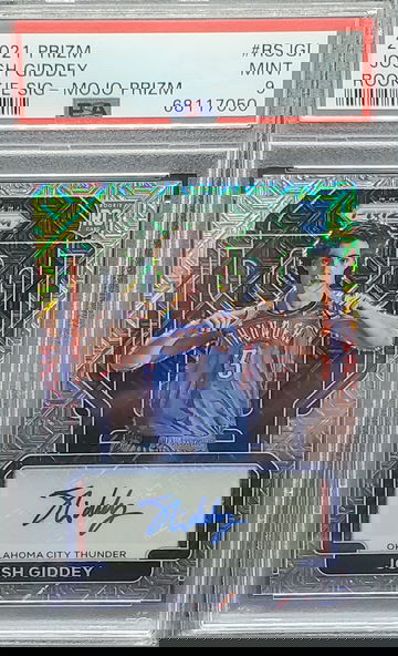 Josh Giddey 2021-22 Panini Prizm Signatures Mojo #RS-JGI Rookie Auto #1/25