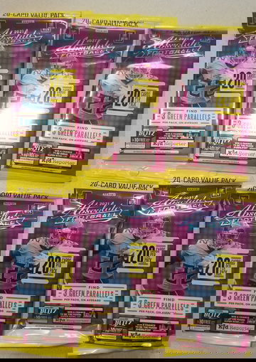 Lot of 6 2021 Panini Absolute fat packs