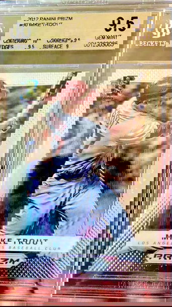 2012 Prizm Mike Trout  BGS 9.5 Gem Mint