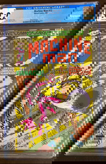 Machine Man 13 CGC 9.2 White Pages Marvel 2/80