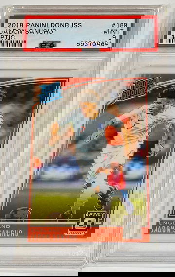 2018 Donruss Optic Jadon Sancho #189 PSA 9