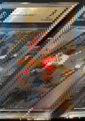 PATRICK MAHOMES 2018 SELECT SNAPSHOTS BGS 9 KANSAS CITY CHIEFS