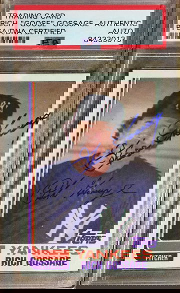 1982 Topps Rich Gossage “Goose” Auto PSA/DNA