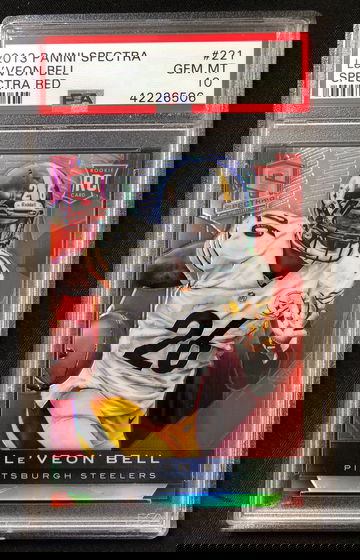 2013 Panini Spectra - Le'Veon Bell - Rookie Red SSP /25 PSA 10 Gem Mint