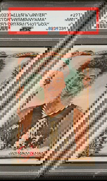 2023 Topps Allen and Ginter Silver Portrait Hot Box Victor Wembanyama #271 PSA 9