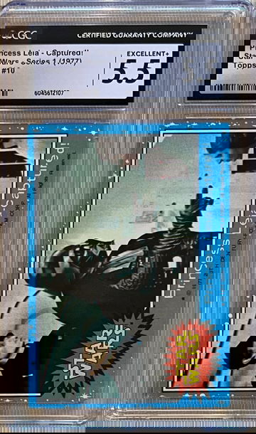 1977 Topps Star Wars Series One #10 Princess Leia Captured CGC 5.5