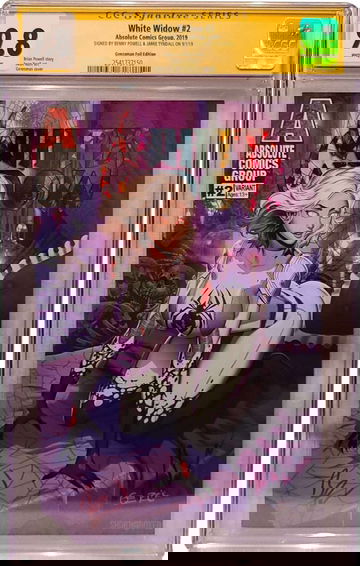 White Widow #2 CGC/SS 9.8 (Kickstarter) 2× Signed by Benny Powell & Jamie Tyndall 