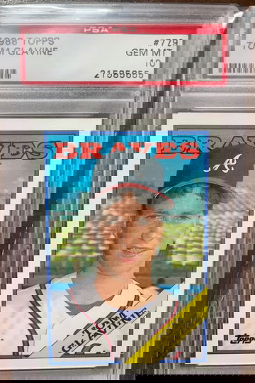 1988 Topps Glavine PSA 10