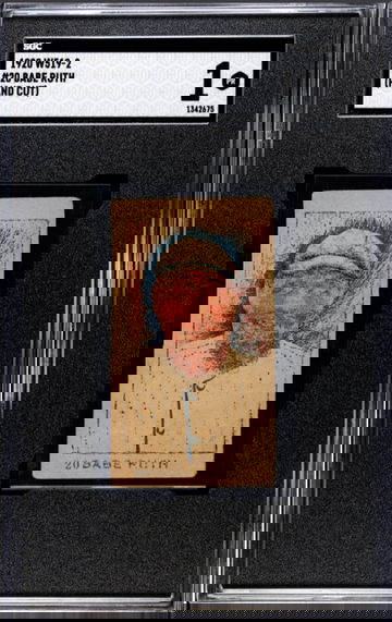 1920 W519-2 Numbered Babe Ruth #20 SGC 1