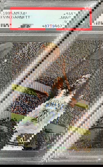 1995 Metal Kevin Garnett Rookie RC #167 PSA 9