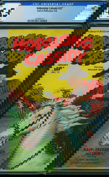 HOPALONG CASSIDY #27, CGC 4.5 VG+