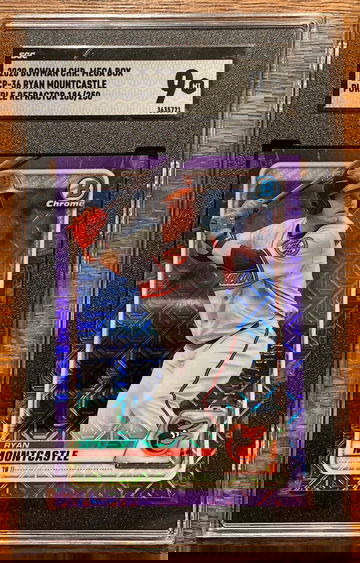 2020 Bowman Chrome Ryan Mountcastle purple 186/250