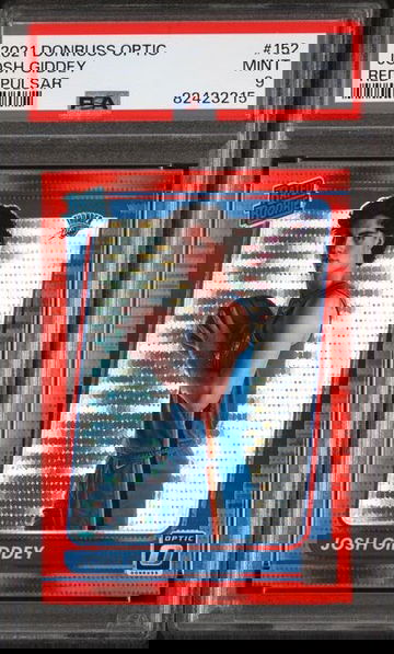 2021 Donruss Optic Josh Giddey Red Pulsar #152 PSA 9 [BK-2A.29]