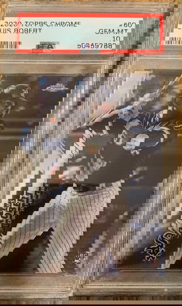 2020 Topps Chrome Luis Robert PSA 10