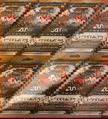 x6 Prizm 2020 Football Hangers