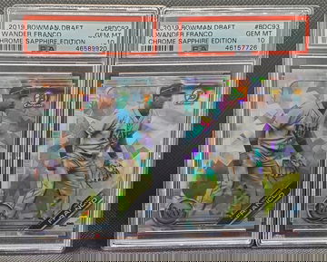 2019 Bowman Wander Franco Sapphire