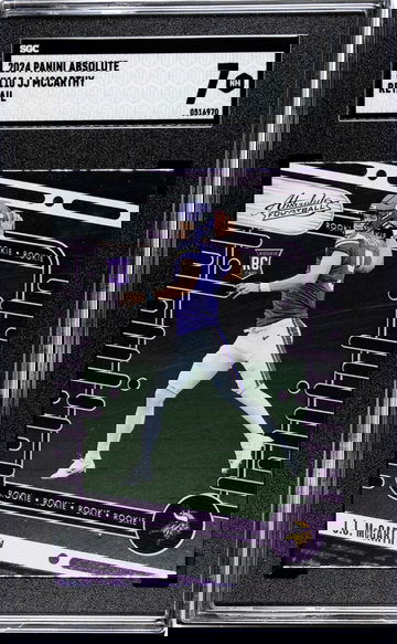 2024 Panini Absolute #110 Jj Mccarthy Retail SGC 7