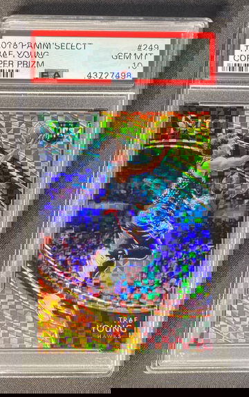 Trae Young 2018 Select Courtside Copper Prizm RC /60 PSA 10