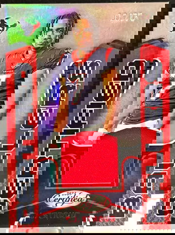 CJ Stroud 2023 Certified Red rookie patch certified ballers Color Match /75 !!