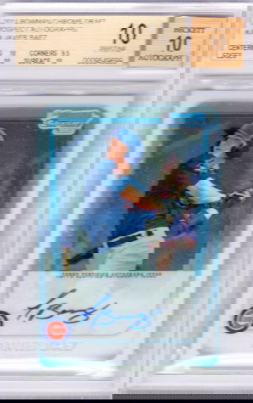 2011 Bowman Chrome Javier Baez dime. Low pop!