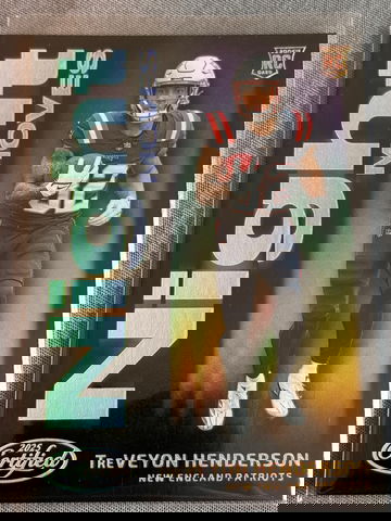 Treveyon Henderson 2025 Certified Case Hit SSP Night Moves HOT🔥