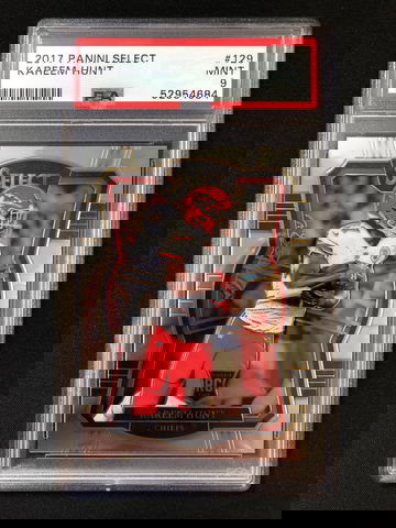 2017 Select - Kareem Hunt - Rookie Premier Level PSA 9