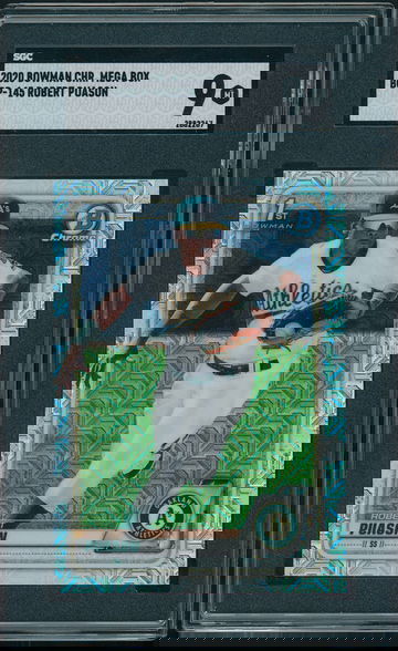 2020 Bowman Chrome BCP-145 Robert Pauson 1st Bowman Mojo Ref SGC 9 Mint