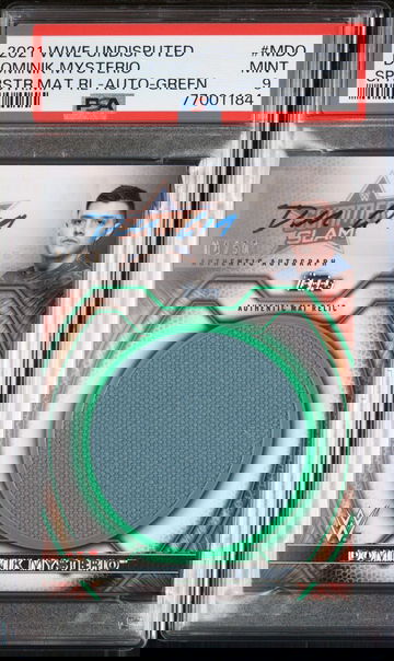 2021 PANINI WWE AUTO (PSA 9) SUPERSTAR DOMINIK MYSTERIO # TO 50