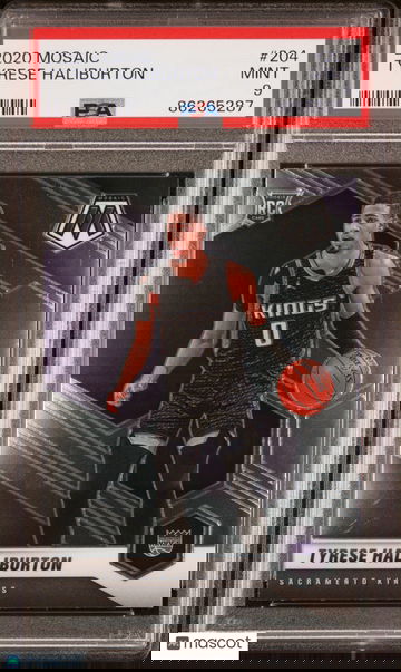 2020 Panini Mosaic Tyrese Haliburton #204 PSA 9