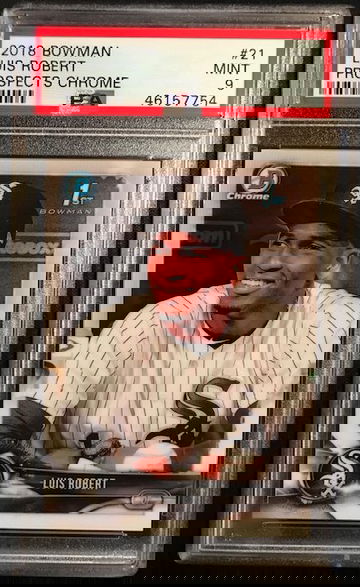 Luis Robert 2018 Chrome PSA 9