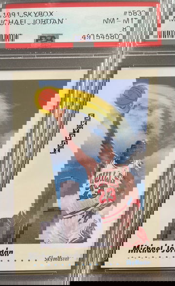 1991 Skybox Michael Jordan SkyMaster #583 PSA 8 NM-MT