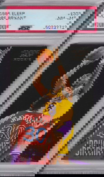 1996 Fleer Kobe Bryant PSA 8 NM-MT