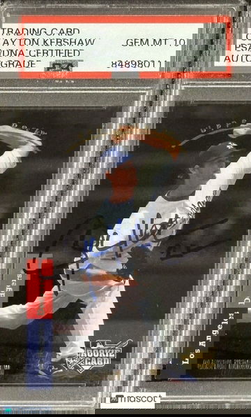 2008 CLAYTON KERSHAW Upper Deck Timeline 1993 SP Rookie Rc #333 PSA/DNA 10 Auto