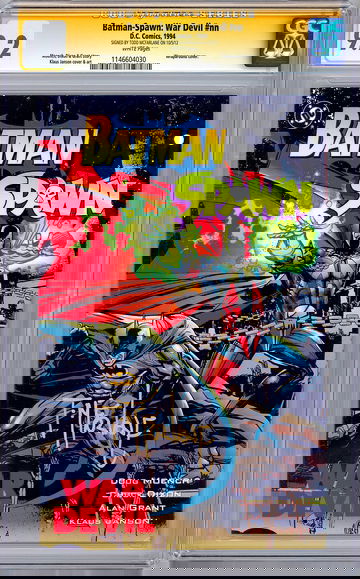 BATMAN-SPAWN WAR DEVIL #NN CGC-SS 9.2 SIGNED TODD MCFARLANE SPAWN CREATOR 1994