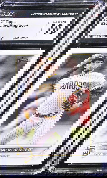 2022 TOPPS JOE MUSGROVE #266 CGC 10