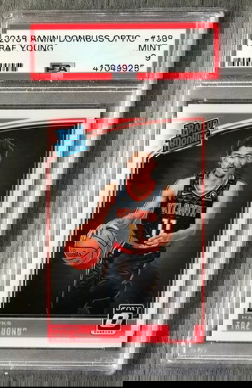 2018 donruss optic Trae young Psa 9 #198