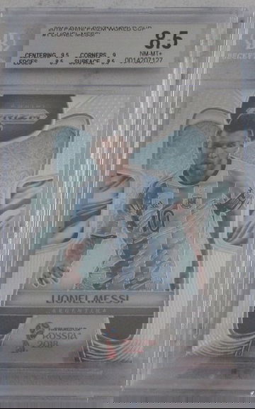 Lionel Messi 2018 Panini Prizm World Cup #1 BGS 8.5