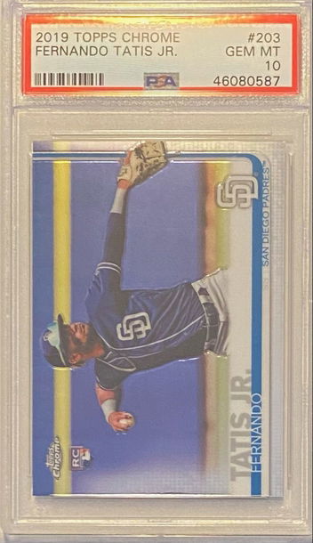 2019 Topps Chrome Fernando Tatis Jr. PSA 10