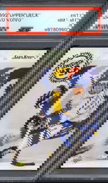 1992-93 Upper Deck #617 Saku Koivu Rookie Card