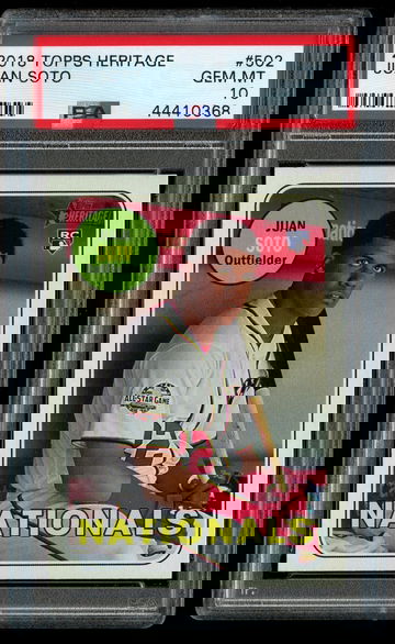 Juan Soto 2018 Topps Heritage High PSA 10 Gem Mint RC